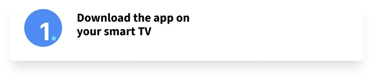 Download digital signage app on smart TV