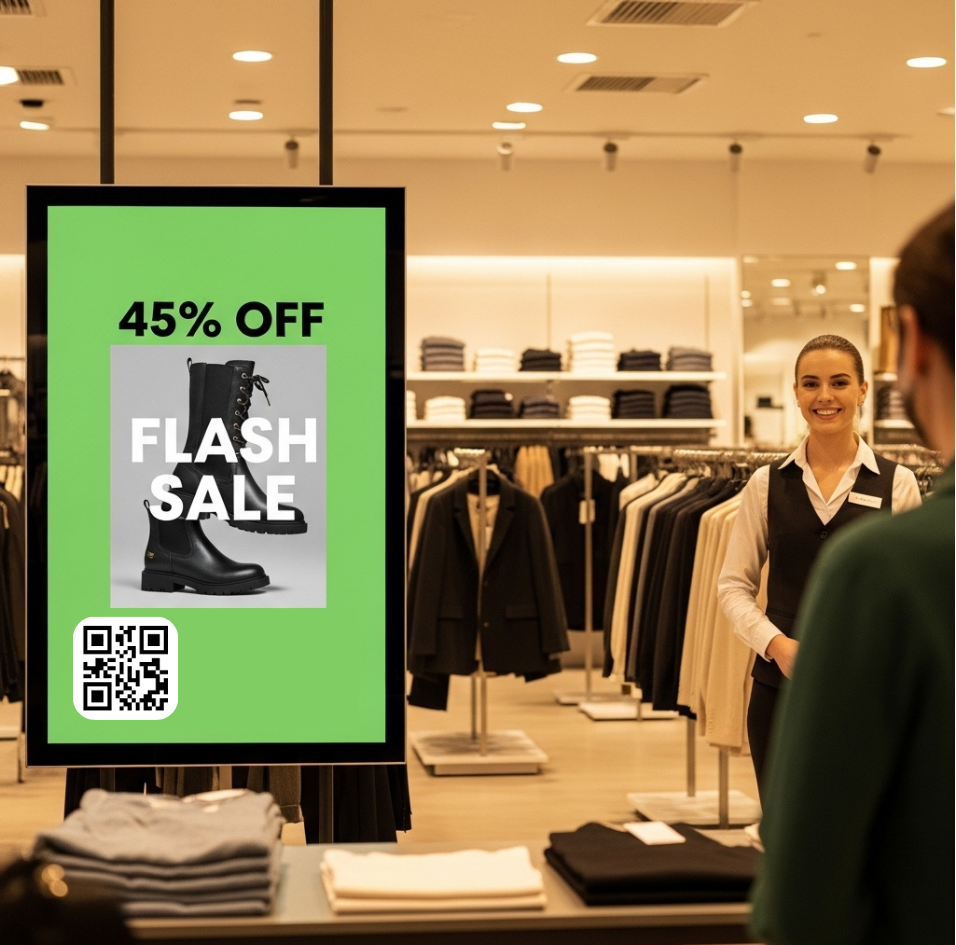 QR code for Digital Signage