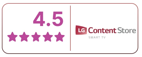 BuzzBlender LG Content Store rating 4.5 stars