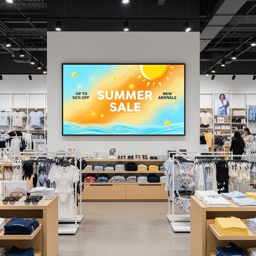 digital signage retail