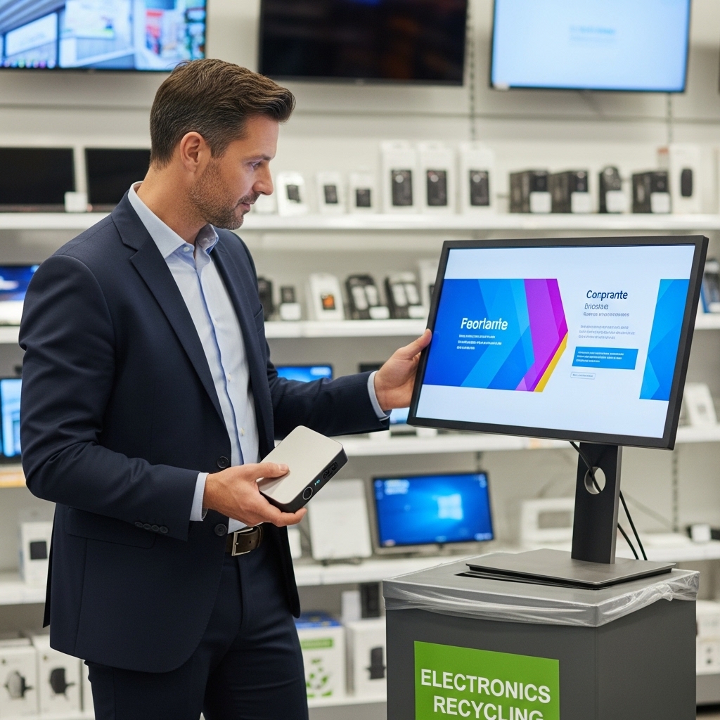 business owner get rid of a media player