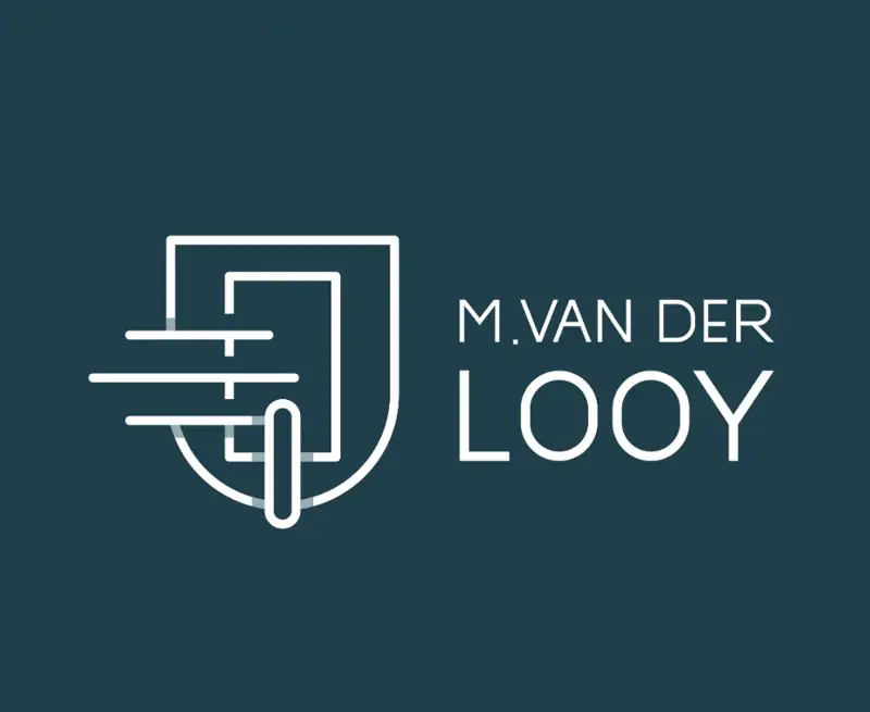 M. van der Looy company logo featured in digital signage case study