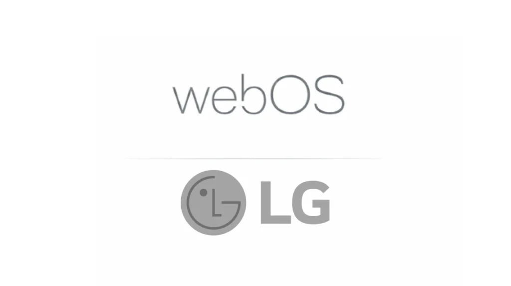 LG webOS smart TV platform logo compatibility