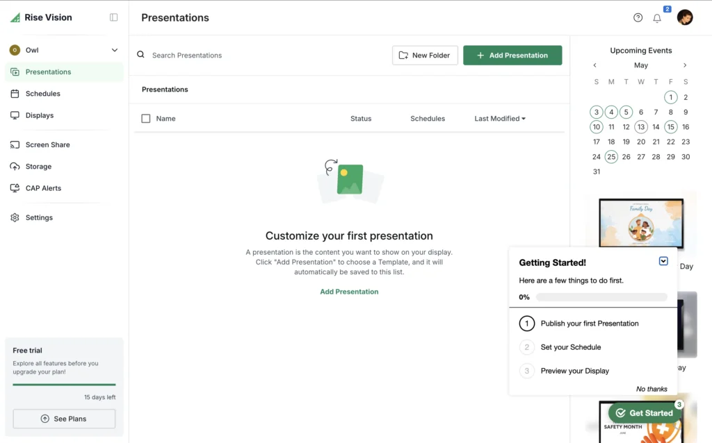 Rive Vision Admin Panel