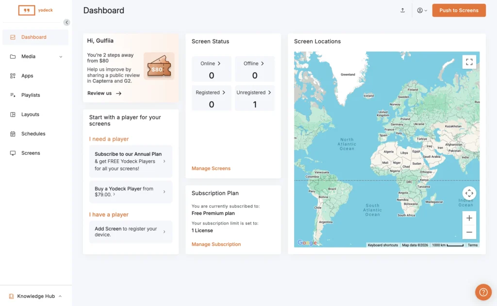 Yodeck Admin Panel