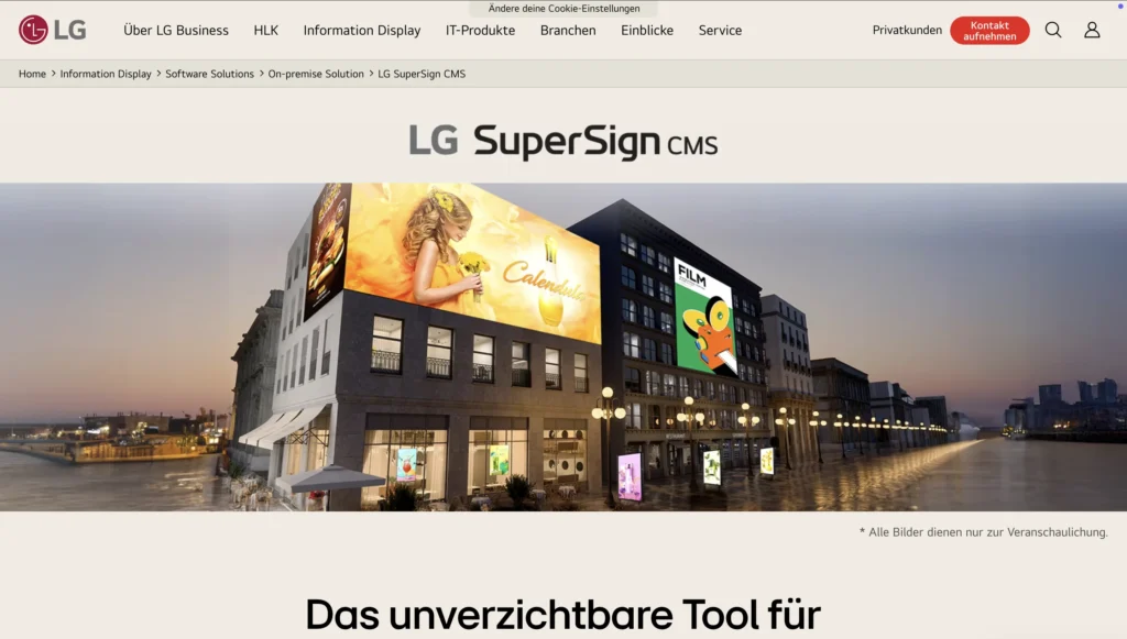 LG SuperSign CMS