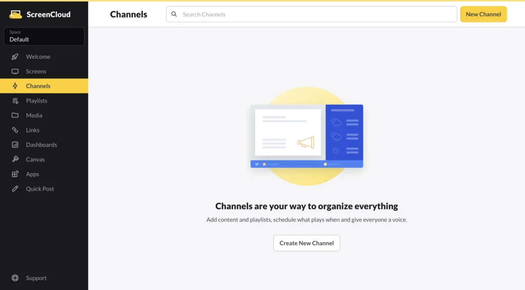 ScreenCloud Admin panel